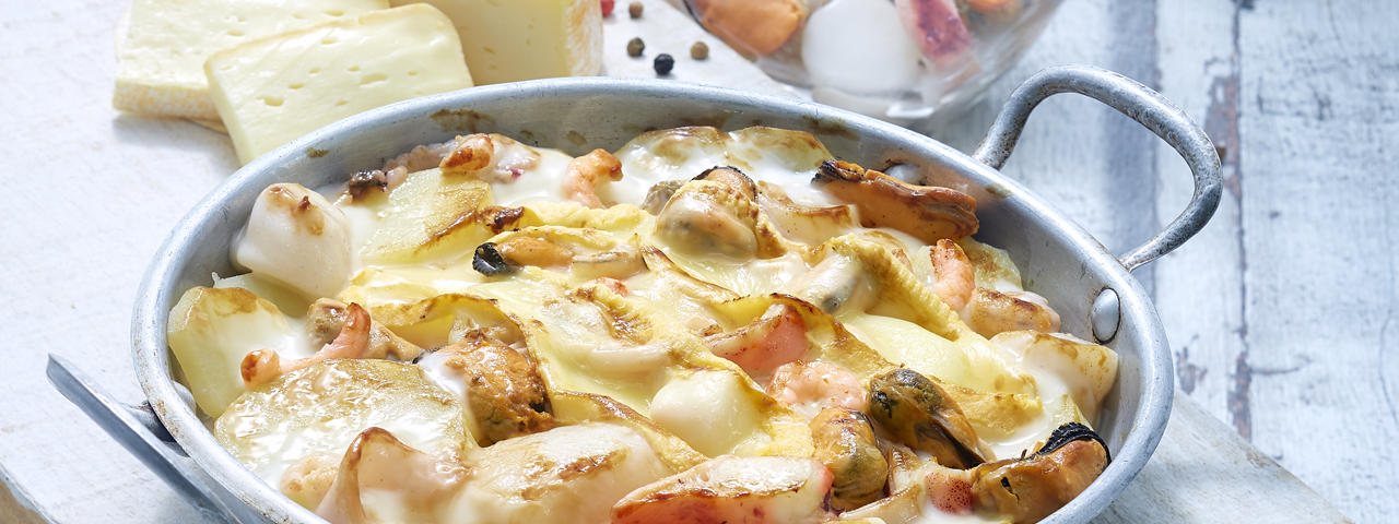 Tartiflette of the sea