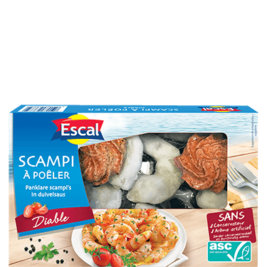 Scampi to pan-fry ASC